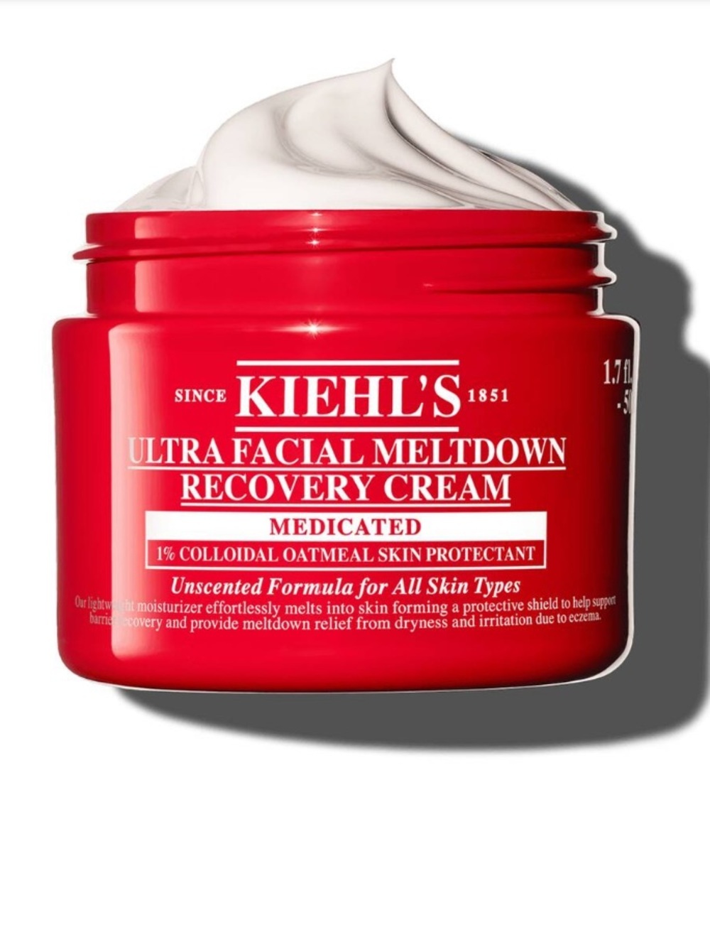 Kiehl's Ultra Facial Medicated Meltdown Recovery Cream 1.7 oz NIB